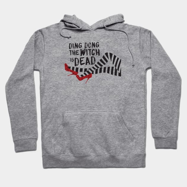 Ding Dong! The Wicked Witch Is Dead Wizard of Oz Hoodie by krisnabening